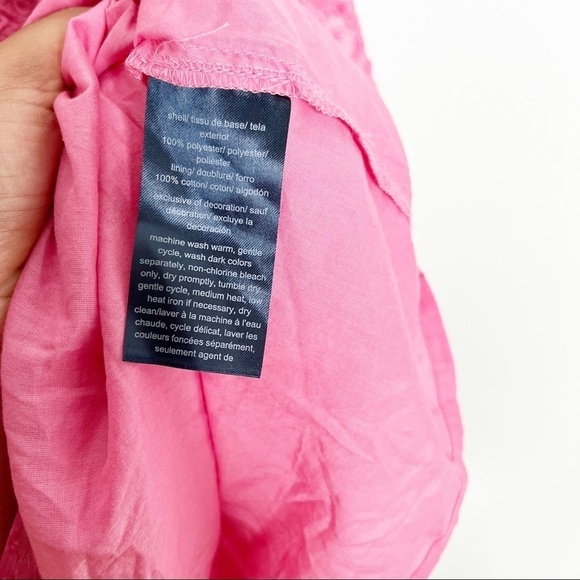 Tommy Hilfigern Pink Lace Off the Shoulder Blouse 1X - Picture 7 of 8